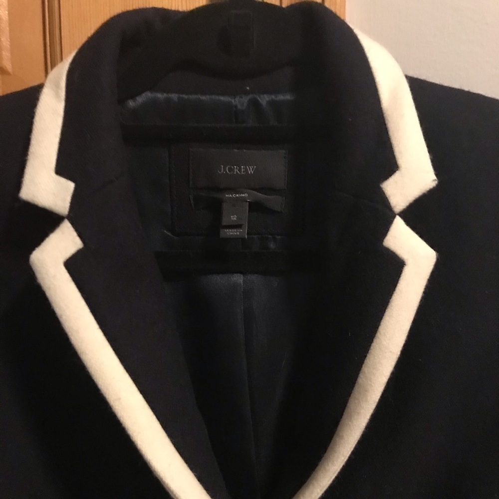 J. Crew Navy Blazer.